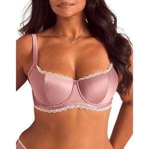 Adore Me -  Women's Elsie Balconette Bra 38G / Pale M Mauve